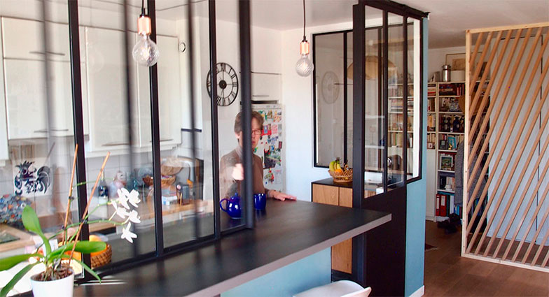 Cuisine modulable appartement Paris