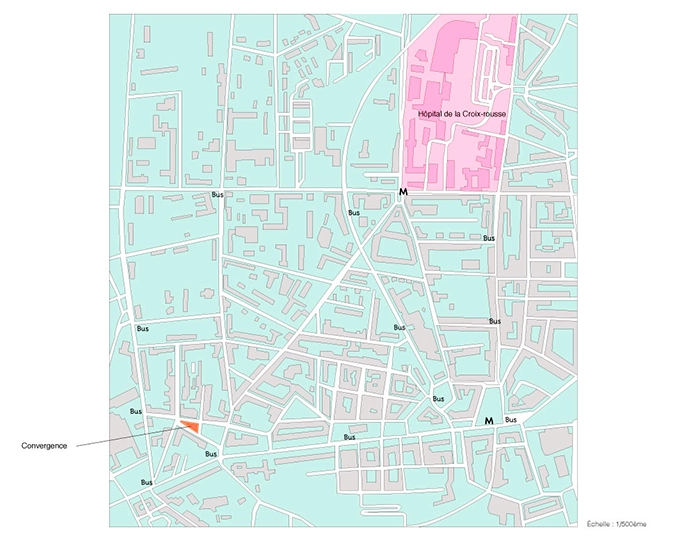 Plan du quartier projet Convergence