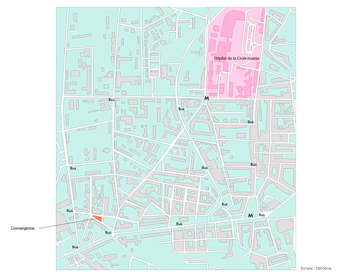 Plan du quartier projet Convergence