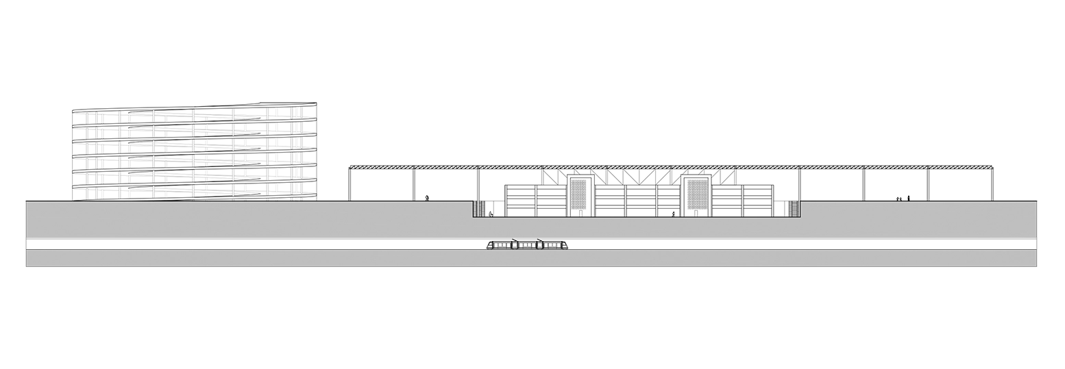 Coupe longitudinale du projet Anagnina