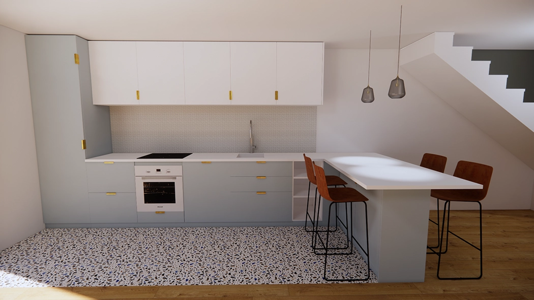 Cuisine bleue