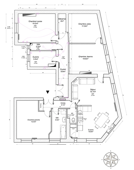 Plan état actuel